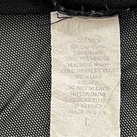 DISCREET Juniors Sheer Top Short Sleeve Applique Black Size Large - Picture 4 of 8